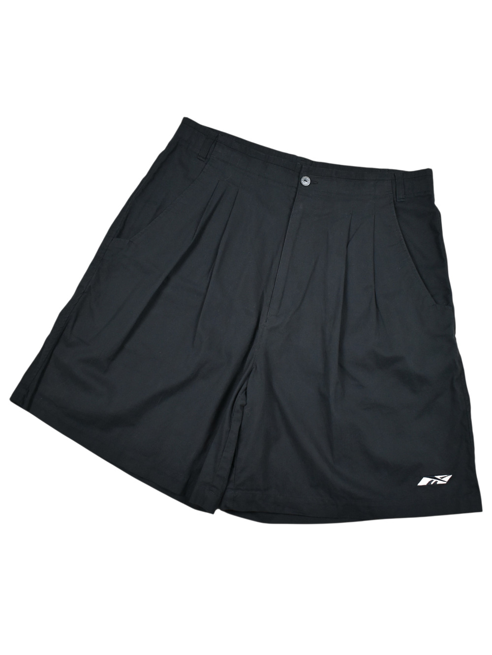 Vintage Reebok Golf Shorts Women's 16 High Rise Pleated Black Cotton Outdoor L